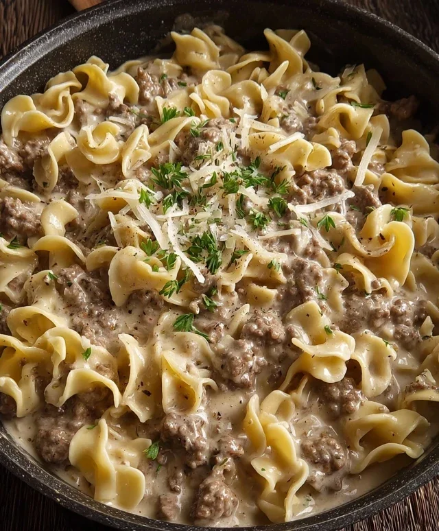 Ground Beef Stroganoff