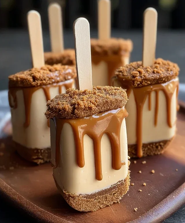 Biscoff Cookie Butter Cheesecake Pops