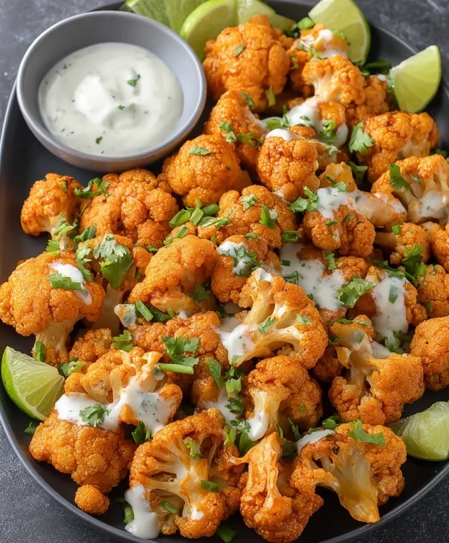Air Fryer Buffalo Cauliflower Recipe