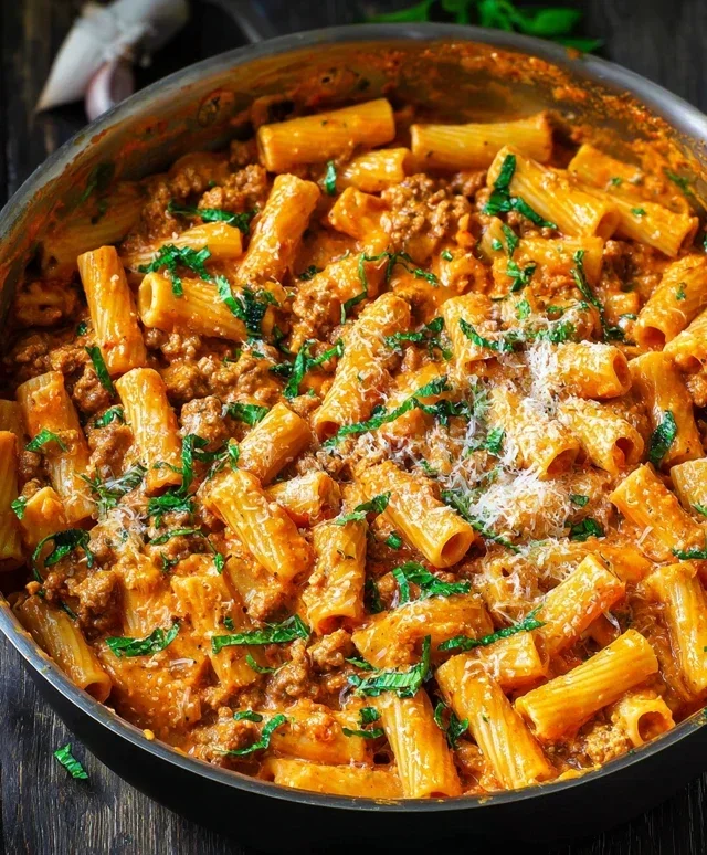 Creamy Sausage Rigatoni (One-Pan, 30-Minute Meal)