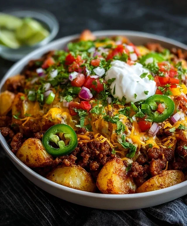 Loaded Potato Taco Bowl