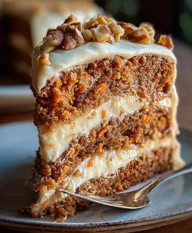 Honeybun Carrot Cake with Cheesecake Filling
