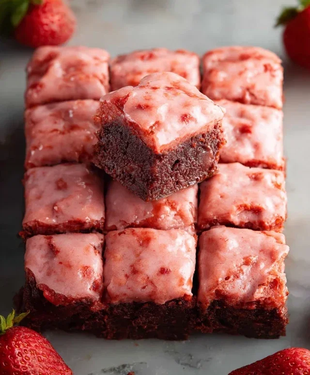 Strawberry Brownies
