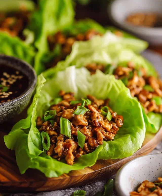 Chicken Lettuce Wraps (PF Chang's Copycat)