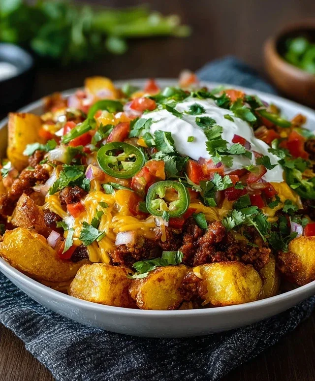 Loaded Potato Taco Bowl