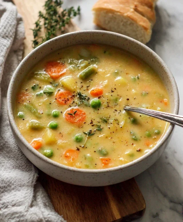 One-Pot Creamy Vegetable Soup