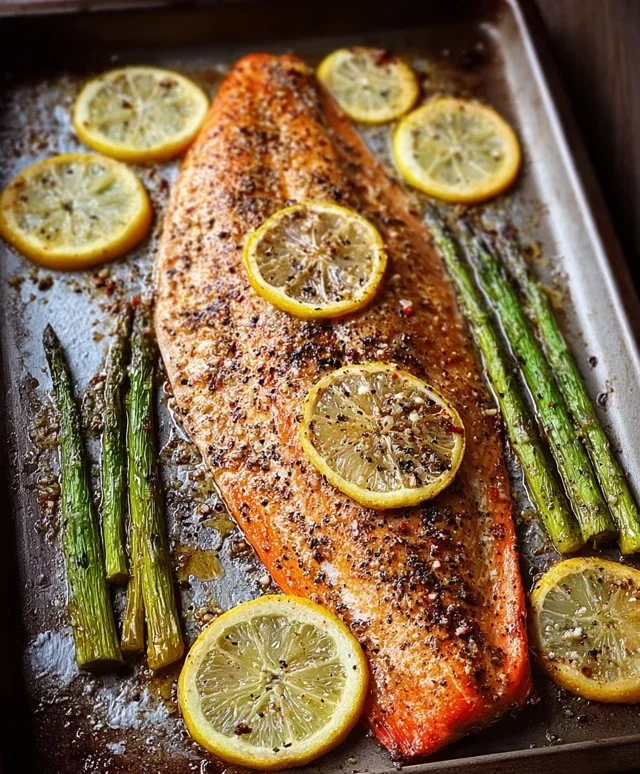 Baked Rainbow Trout with Lemon, Pepper, and Garlic
