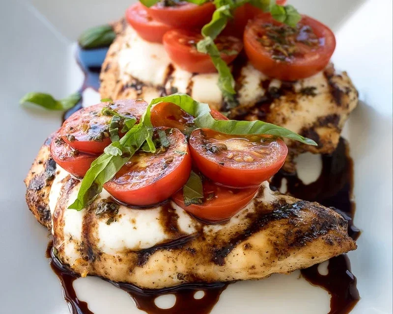 Grilled Chicken Caprese