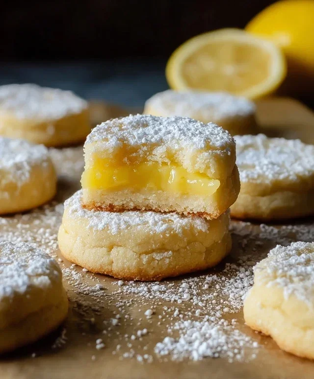 Lemon Bar Butter Cookies