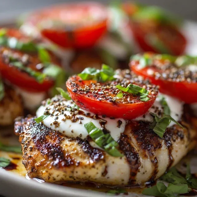 Fresh Cucumber Caprese Salad
