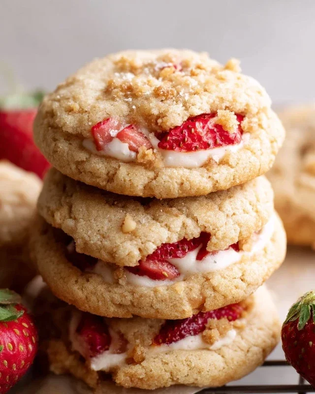 Strawberry Shortcake Cookies