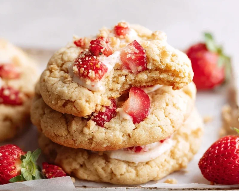 Strawberry Shortcake Cookies