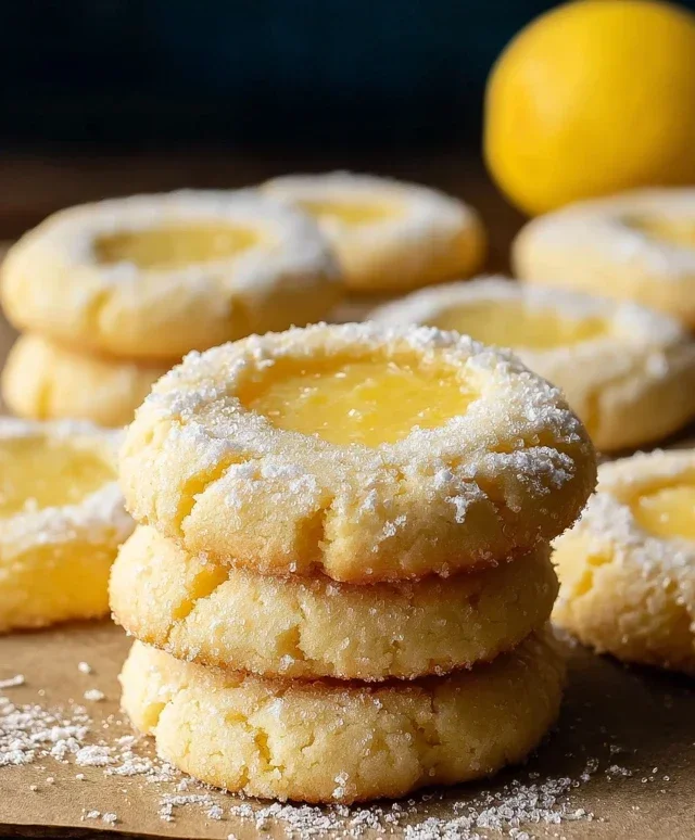 Lemon Bar Butter Cookies