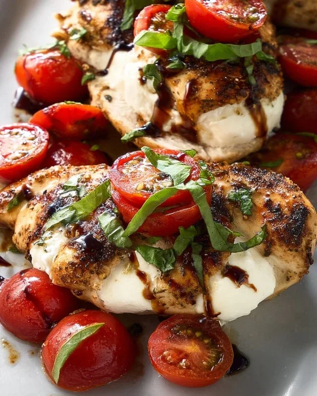 Grilled Chicken Caprese