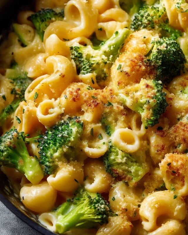 One Pot Healthy Broccoli Mac and Cheese