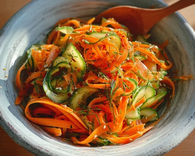 Cucumber Carrot Salad