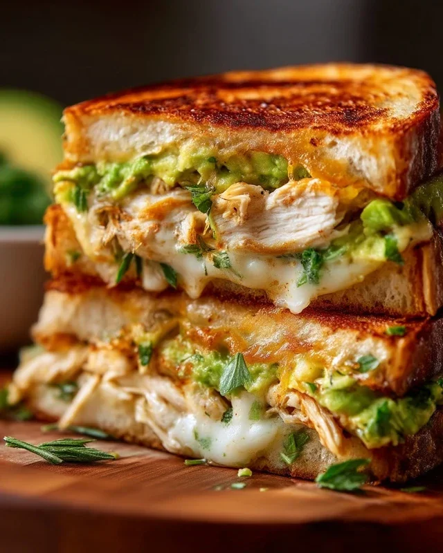 Chicken Avocado Melt Sandwich