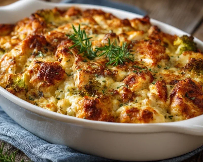 Easy Low Carb Chicken Casserole