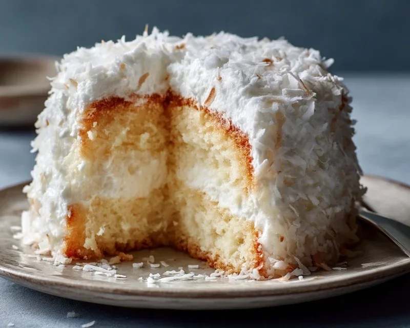 Sticky Coconut Cake