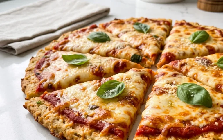 Chicken Crust Pizza (Low Carb + High Protein