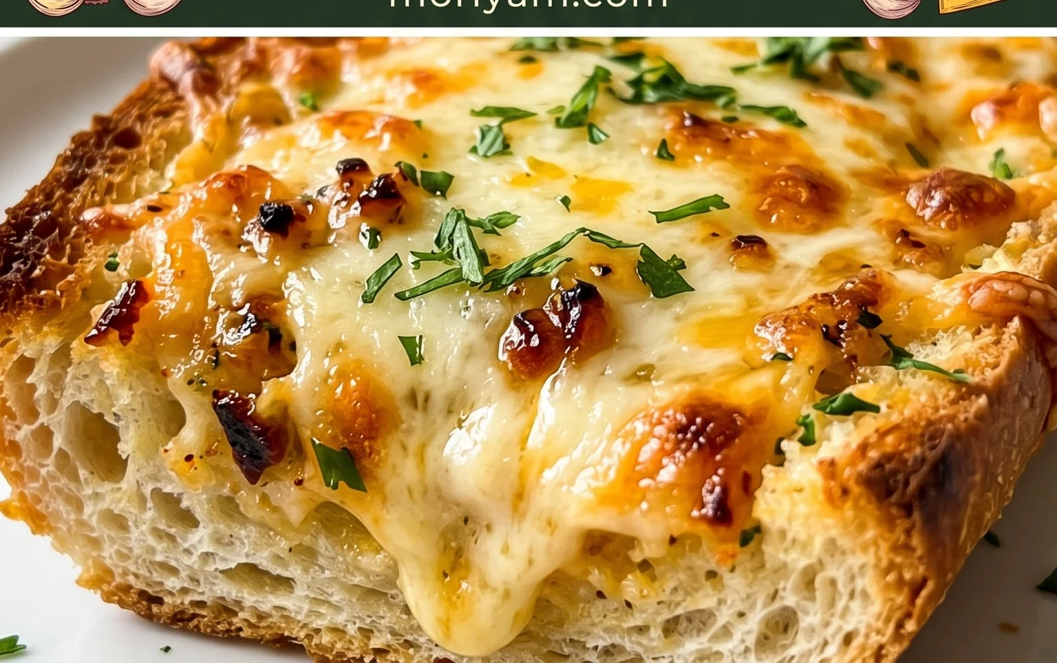 BEST CHEESY GARLIC BREAD RECIPE