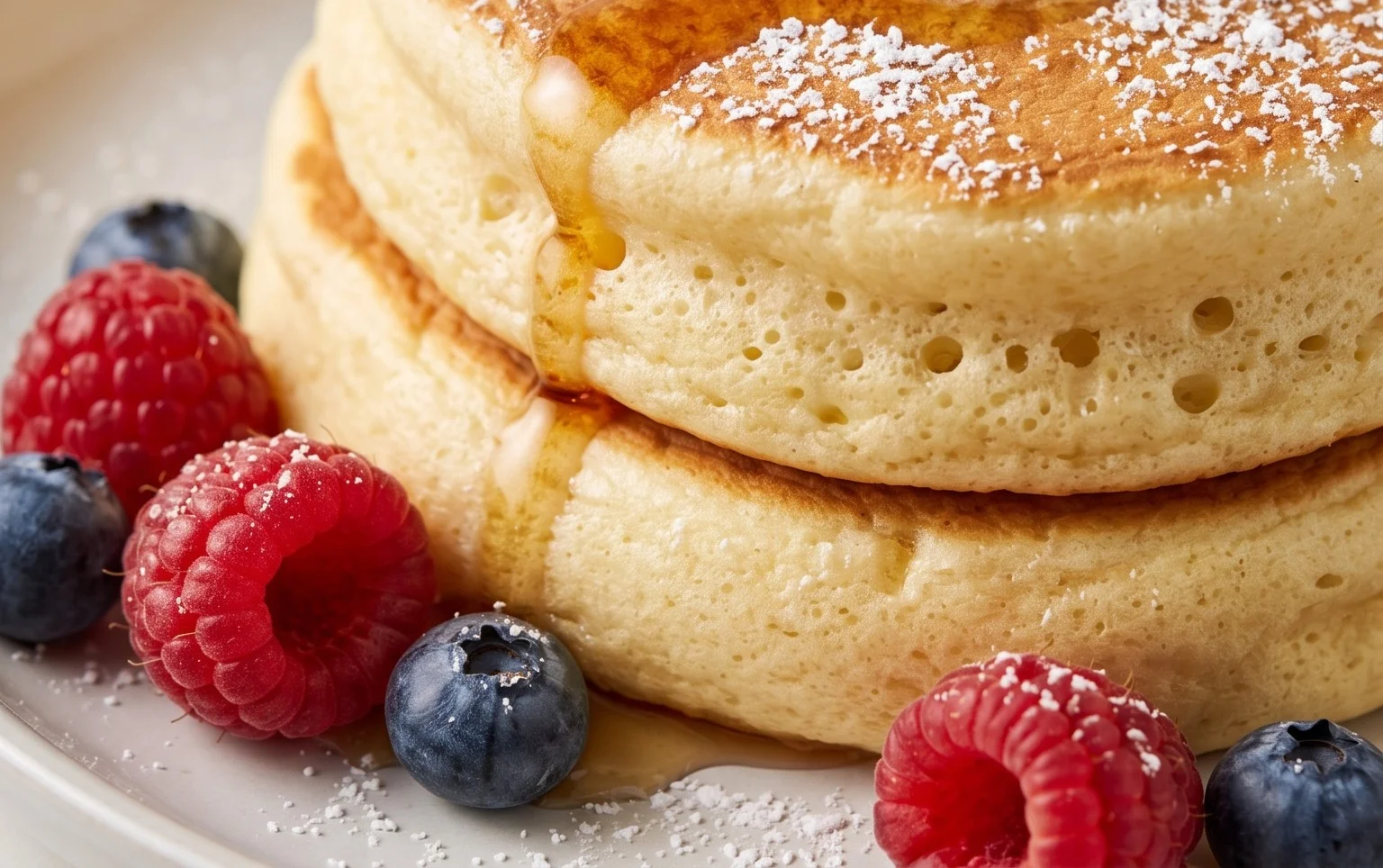 Fluffy Japanese Soufflé Pancakes