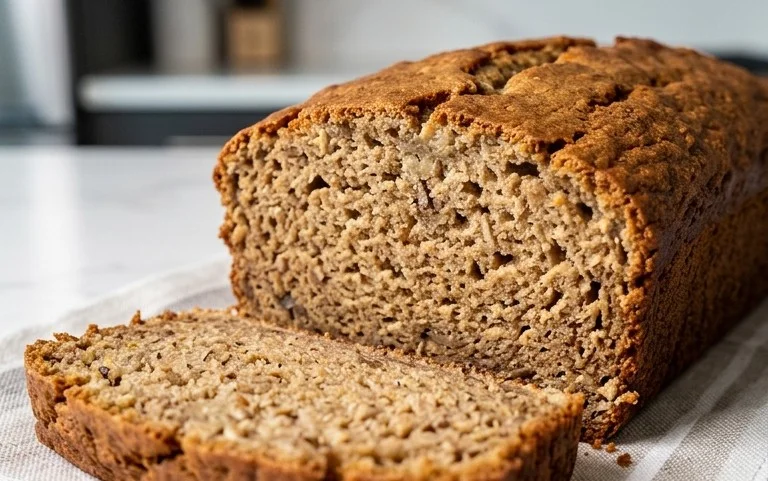 Healthy 5-Ingredient Flourless Banana Bread