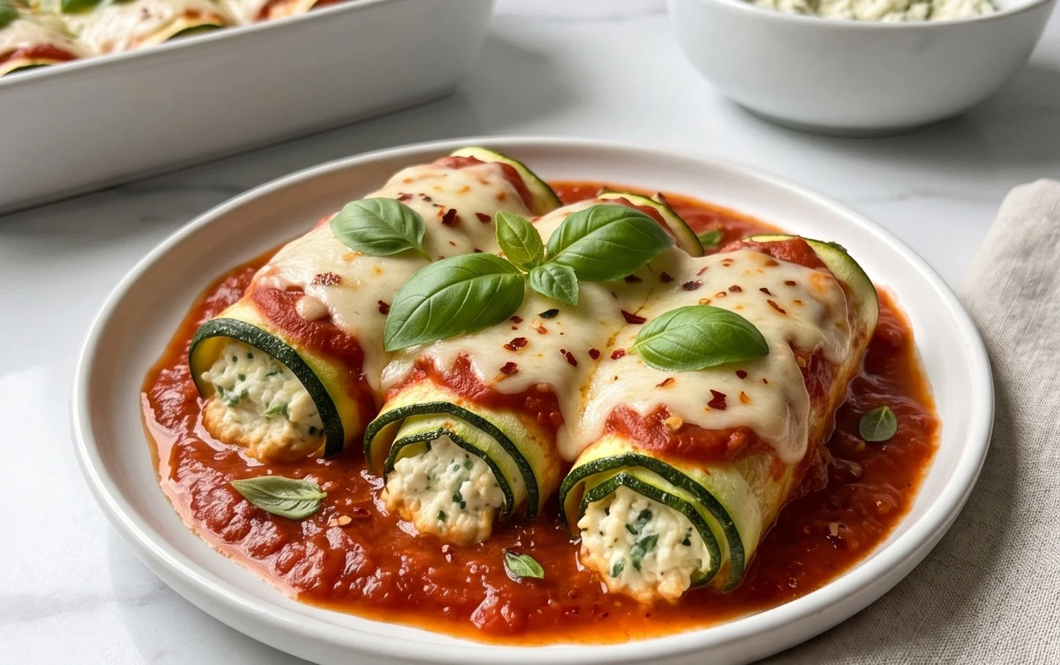 Vegan Zucchini Rollatini