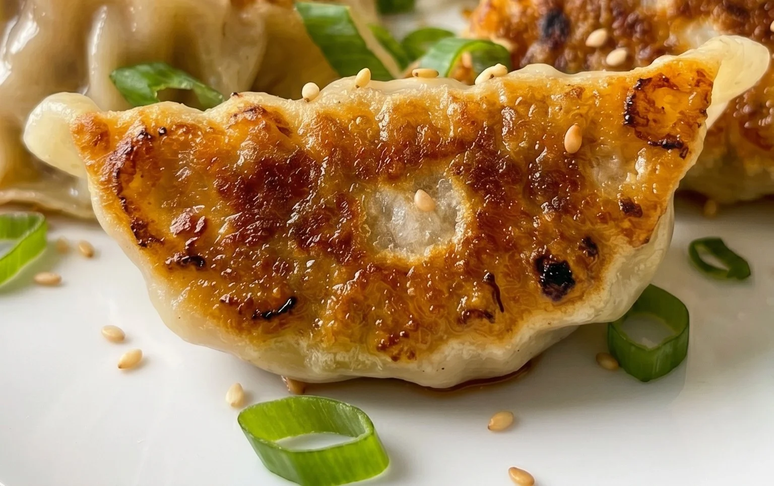 Chicken Potstickers (Pan Fried Dumplings)