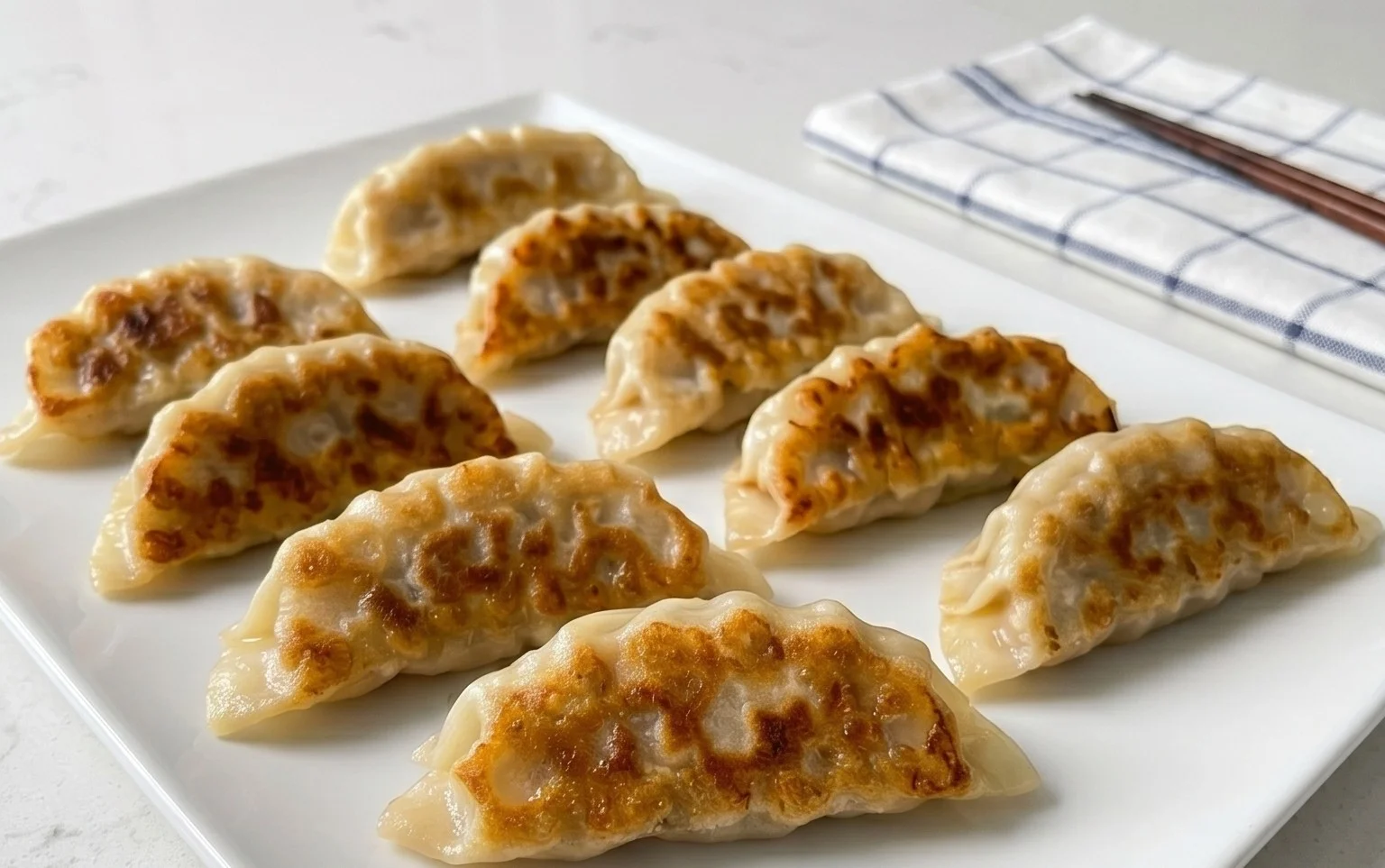 Chicken Potstickers (Pan Fried Dumplings)
