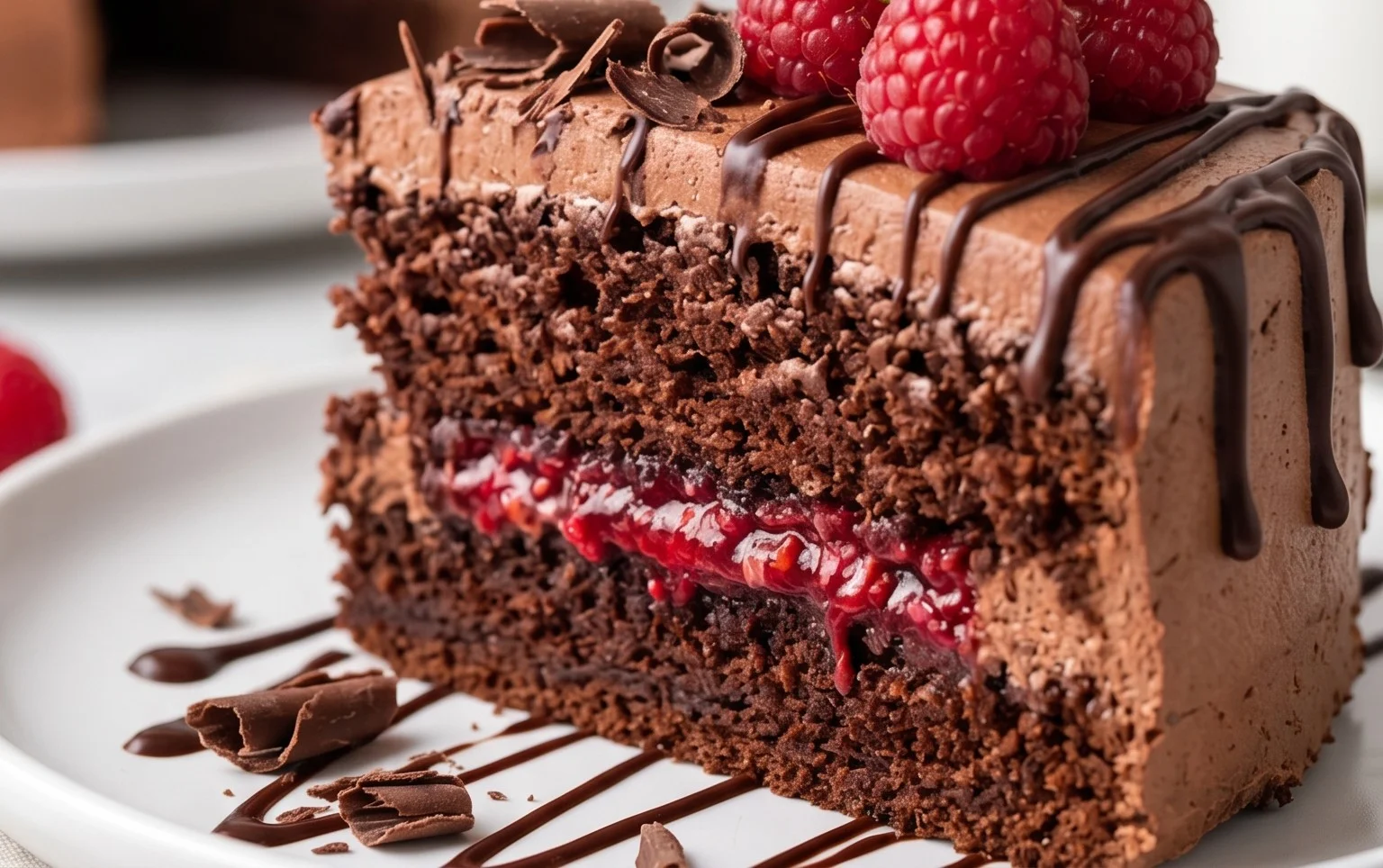 Chocolate Raspberry Cake