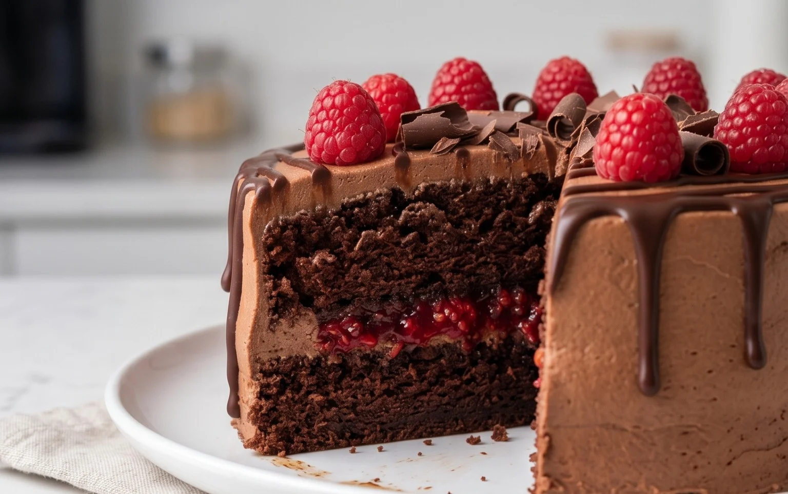 Chocolate Raspberry Cake