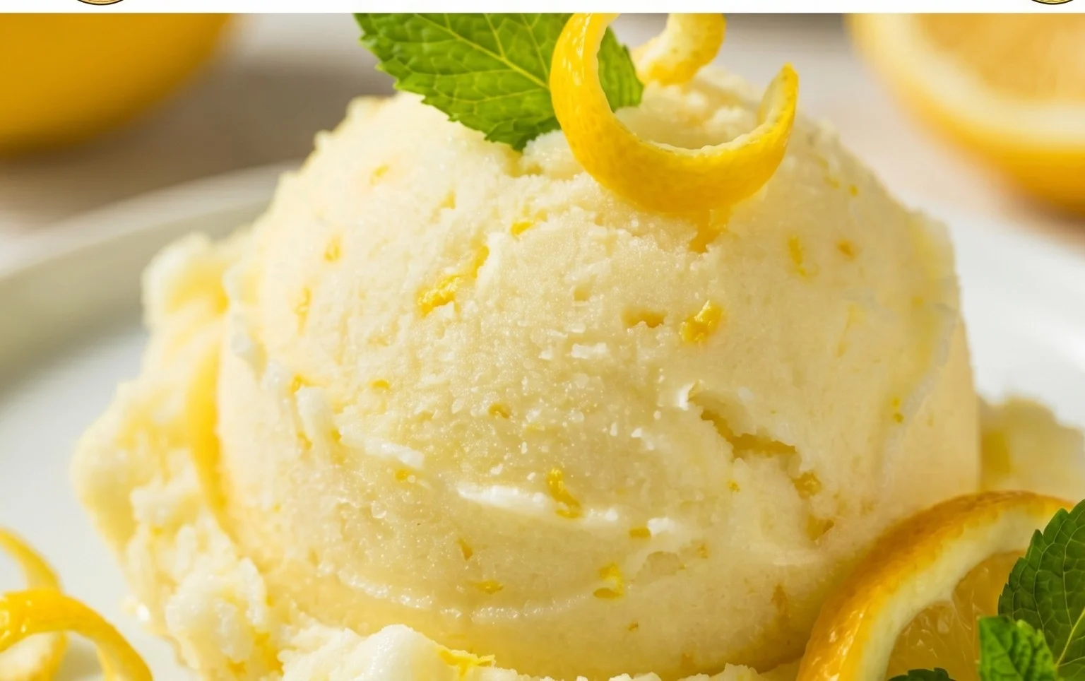 Lemon Sorbet