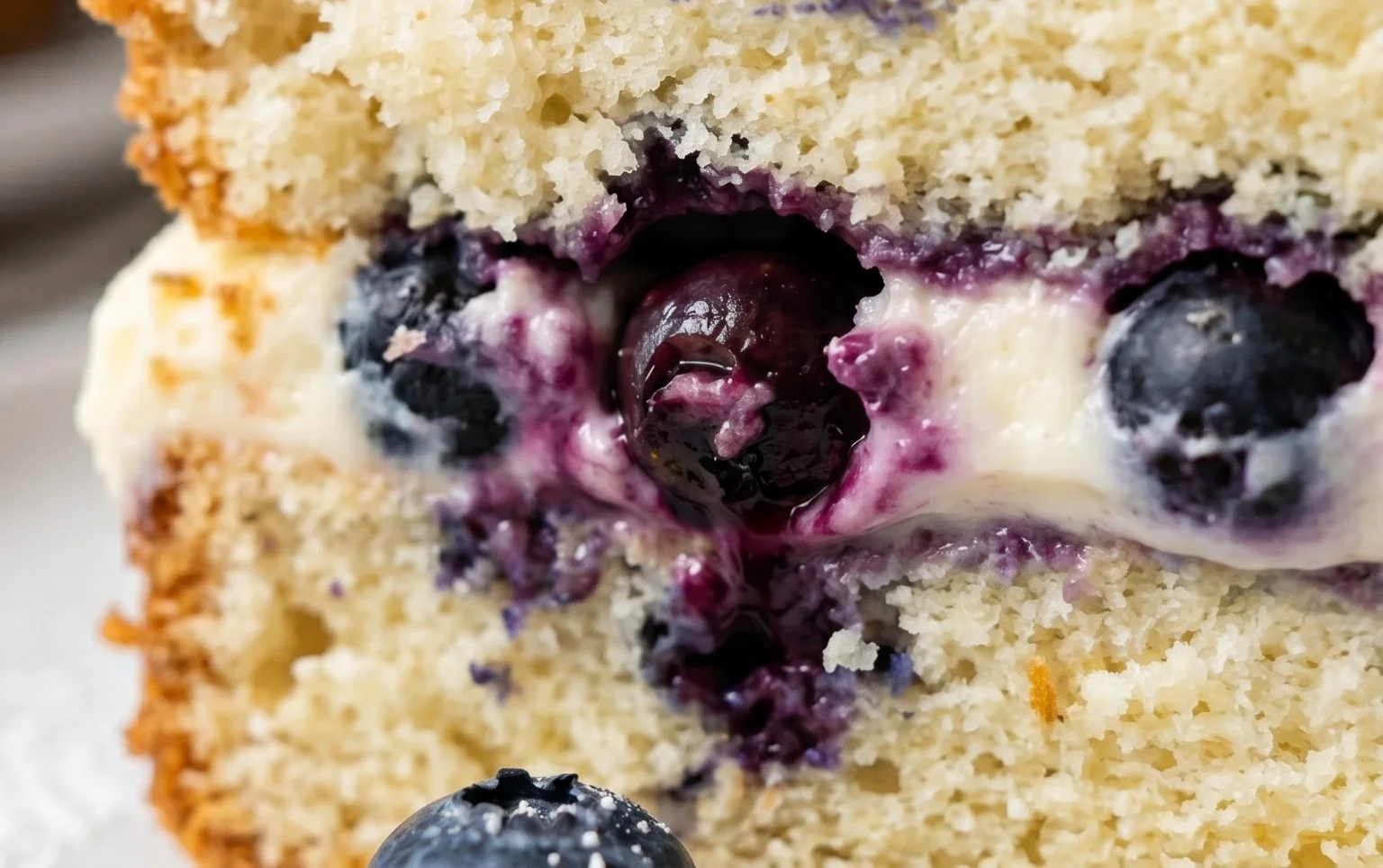 Nova Scotia Blueberry Cream Cake