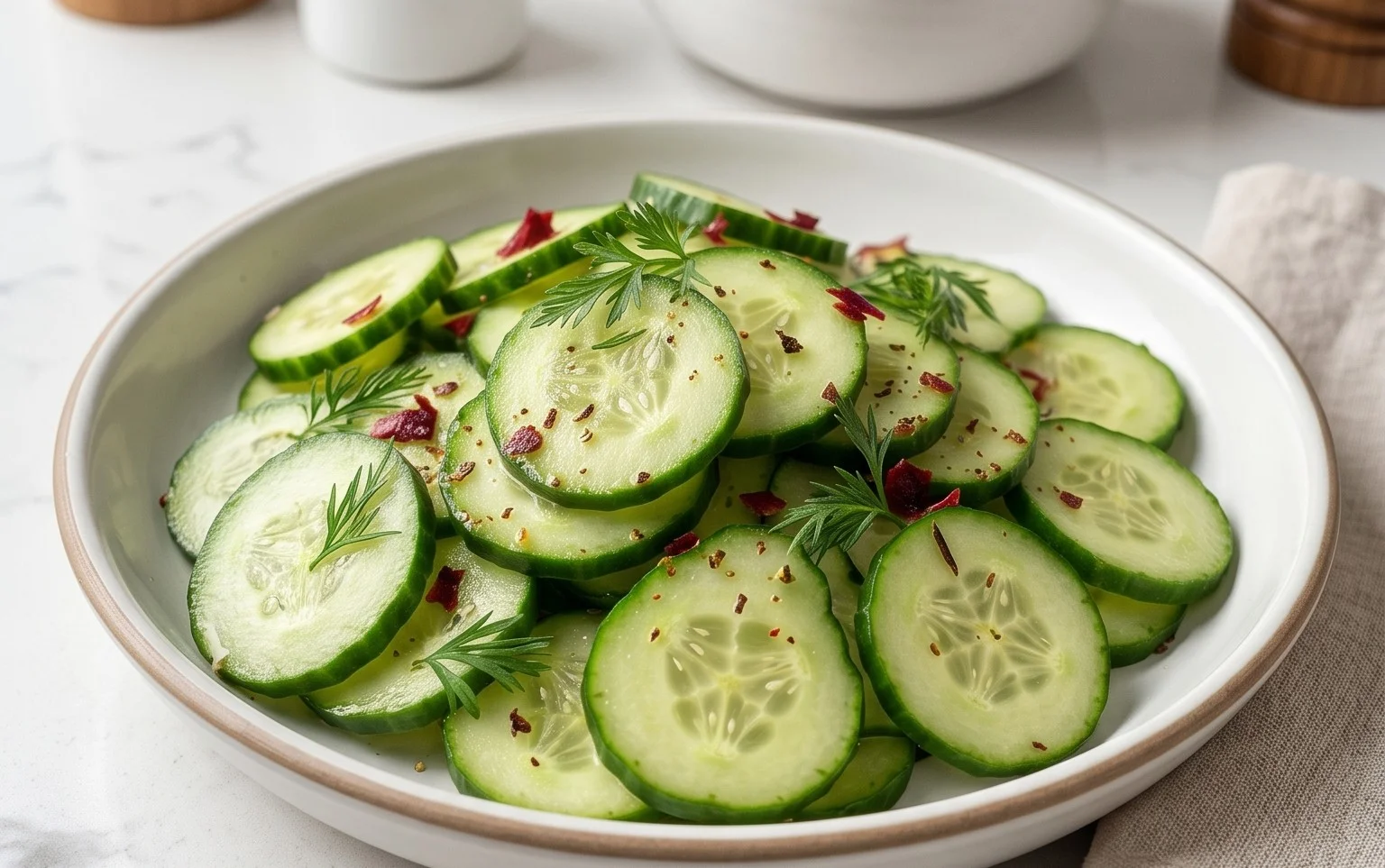 Polish Cucumber Salad