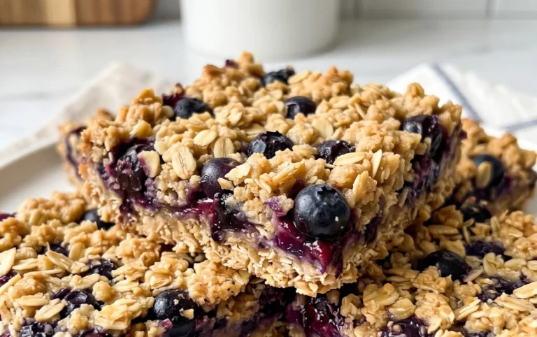 Blueberry Oatmeal Bars