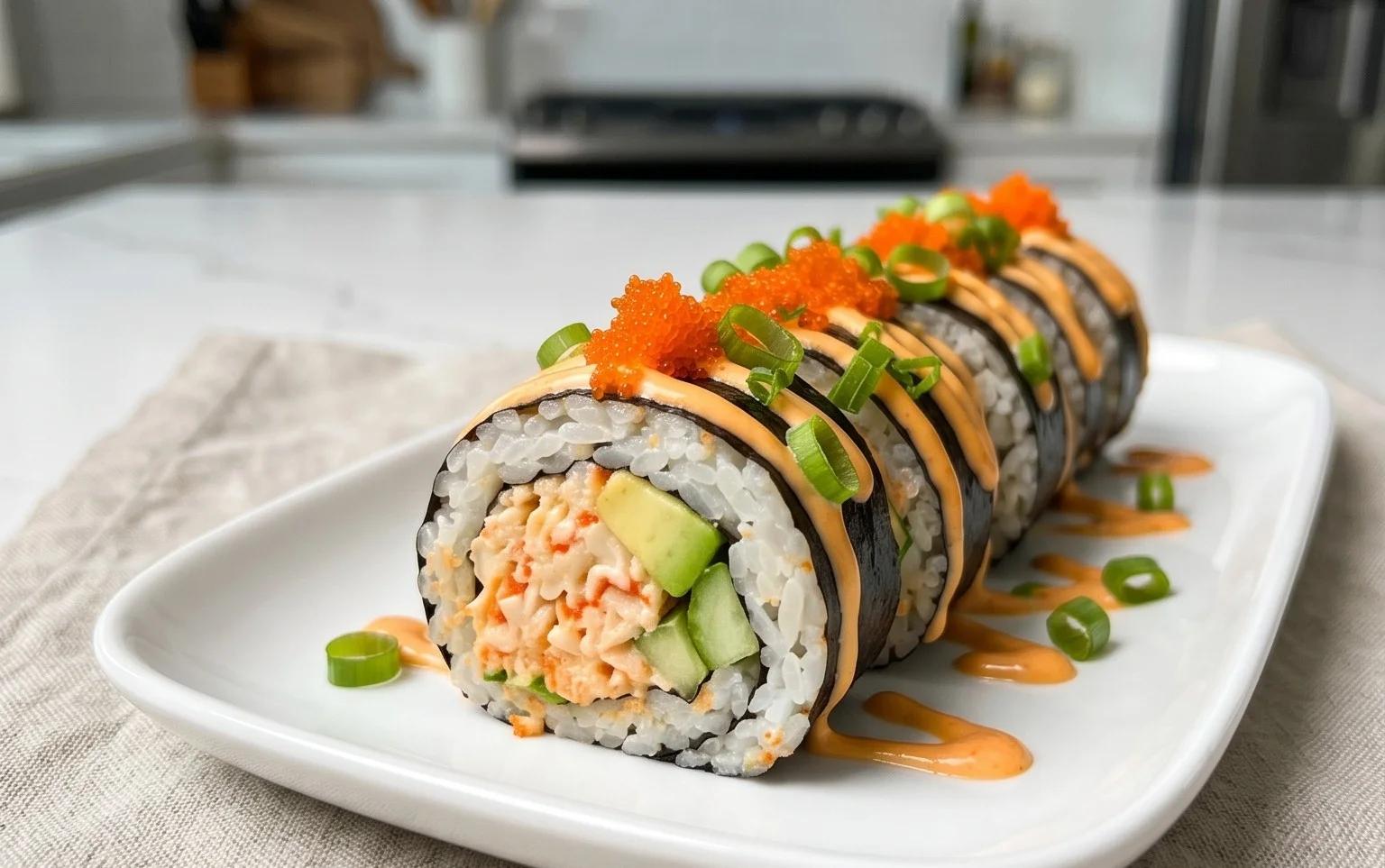 Kani Sushi (Spicy Crab Roll)