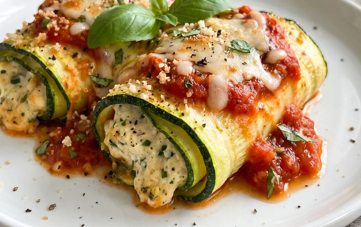 Vegan Zucchini Rollatini