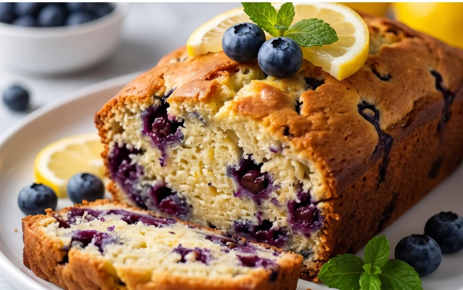 Blueberry and Lemon Loaf