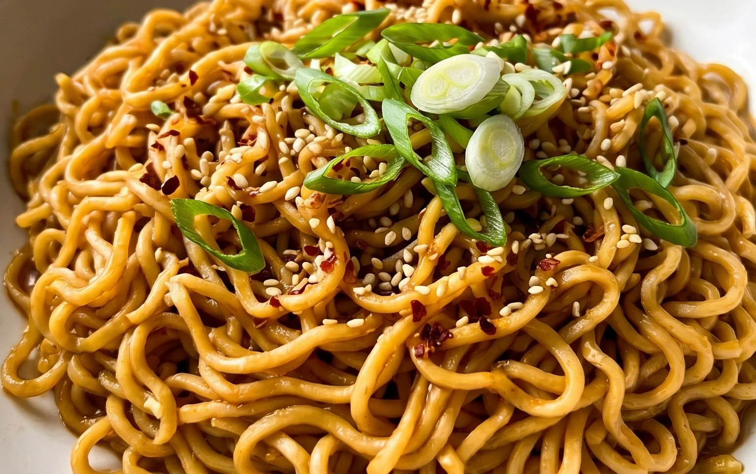 Easy Saucy Ramen Noodles