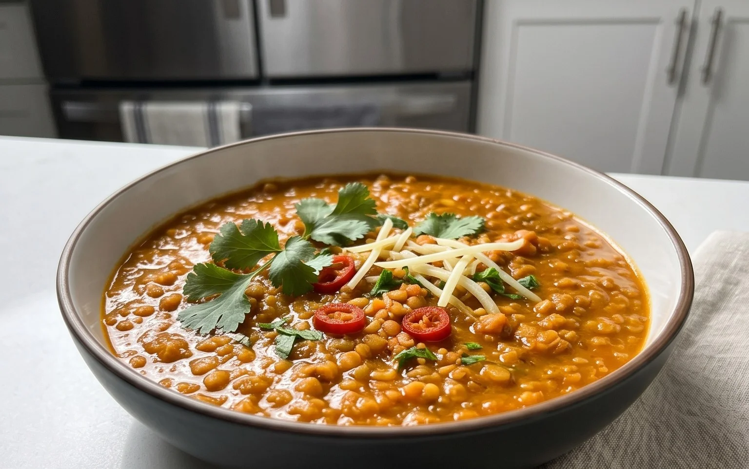 Spicy Red Lentil Curry