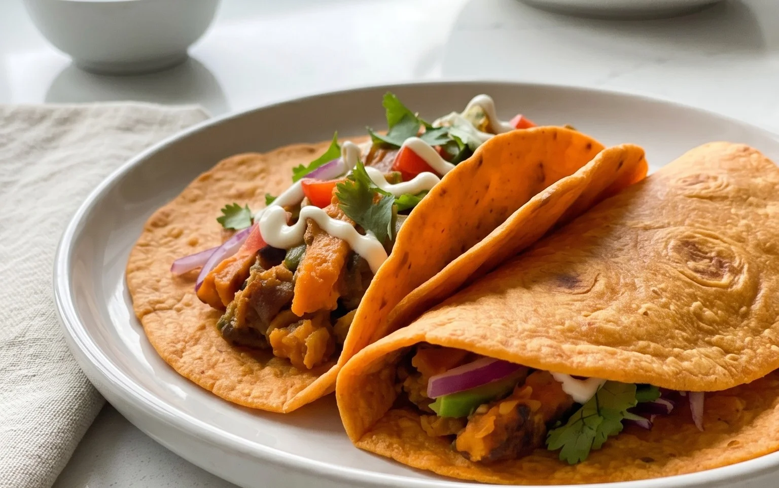 Sweet Potato Tortillas (Gluten-Free Vegan Wraps)