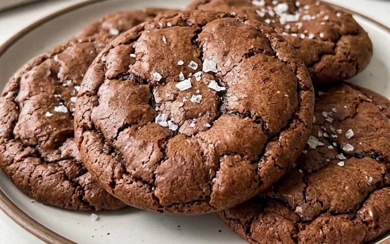 Salted Brownie Cookies