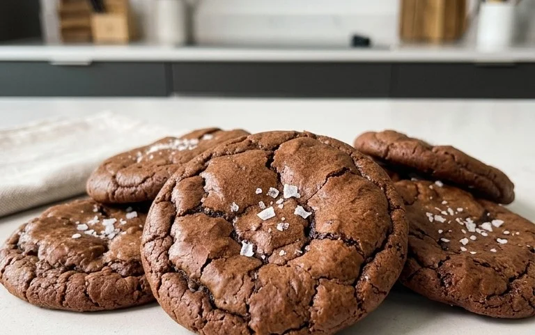 Salted Brownie Cookies