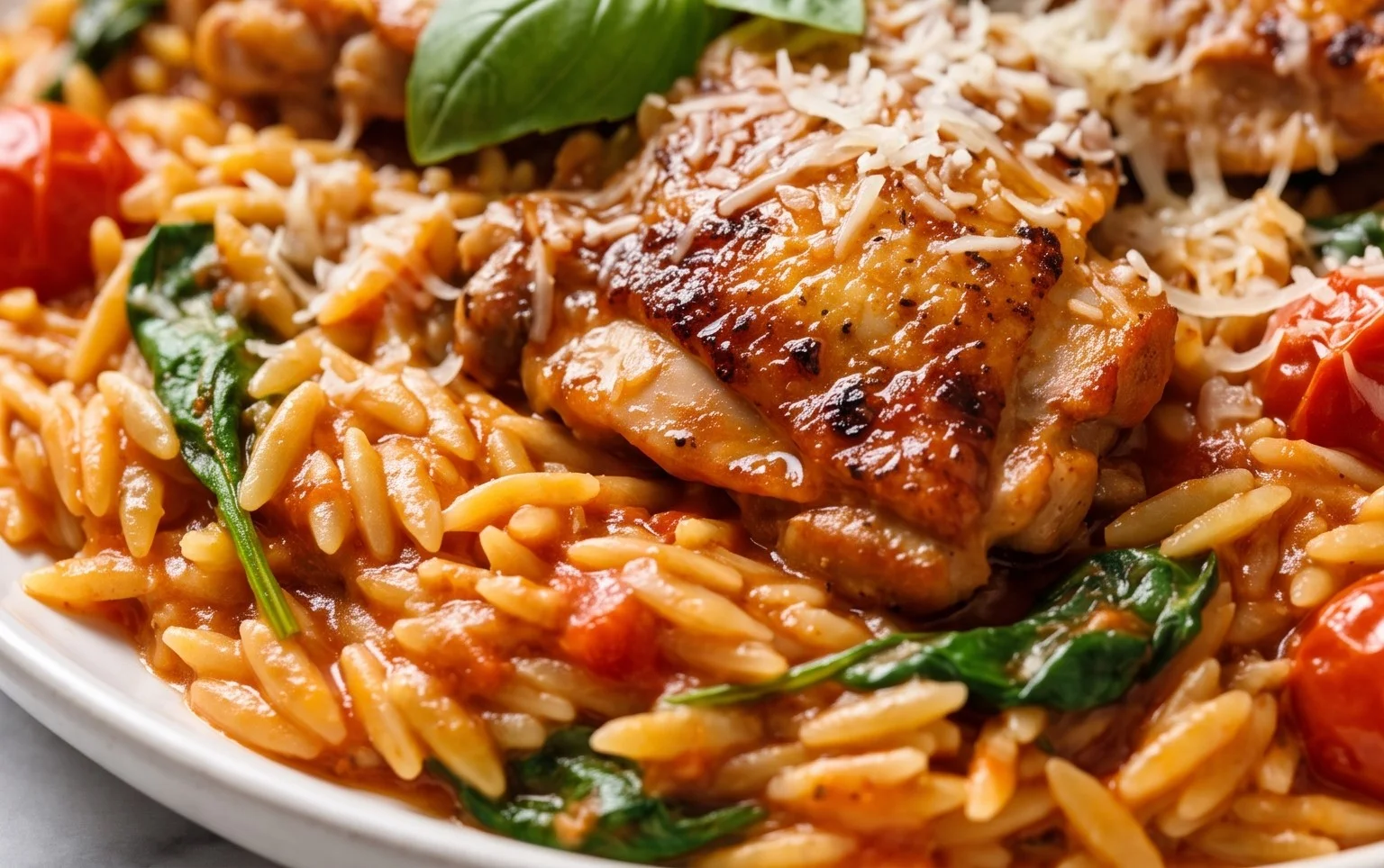 Chicken Orzo (30-Minutes, One-Pan)