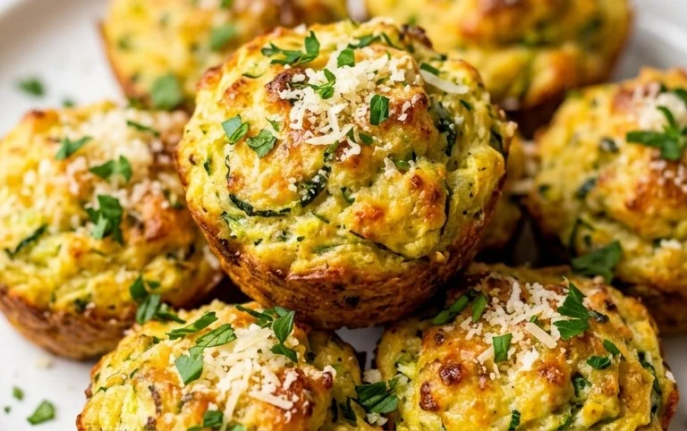 Zucchini Garlic Bites