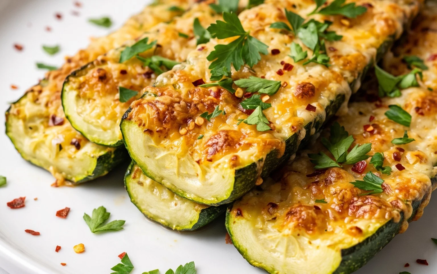 Baked Parmesan Zucchini