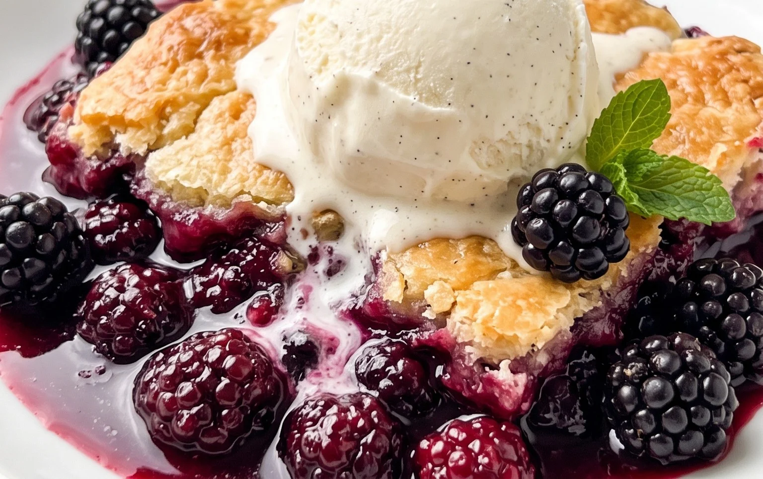 The Pioneer Women's Blackberry Cobbler