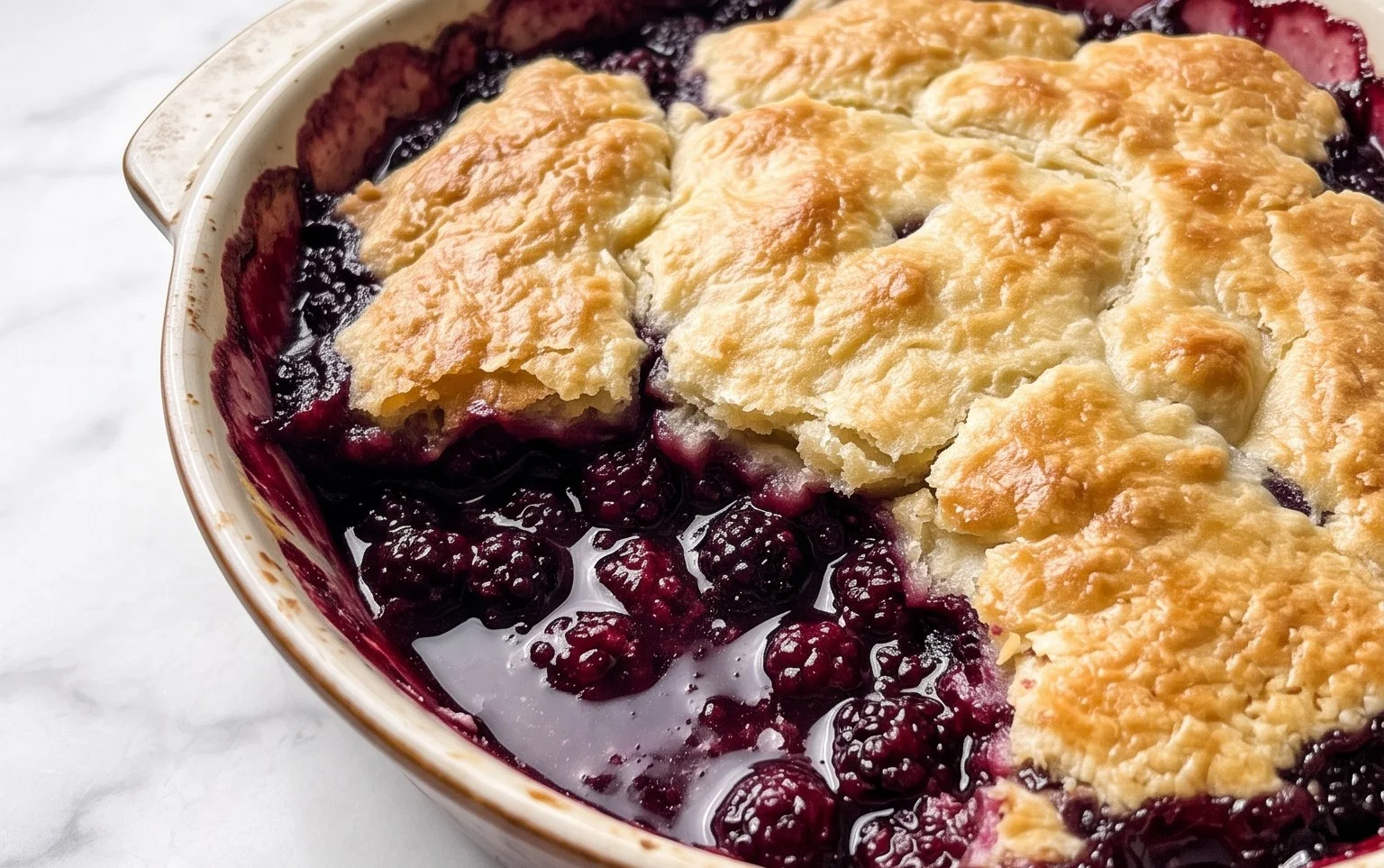 The Pioneer Women's Blackberry Cobbler