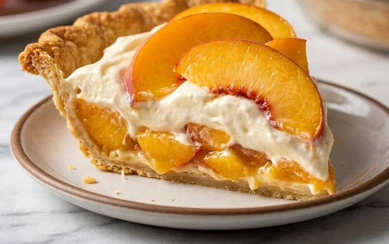 Peaches and Cream Pie